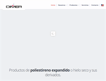 Tablet Screenshot of dimer.com.mx